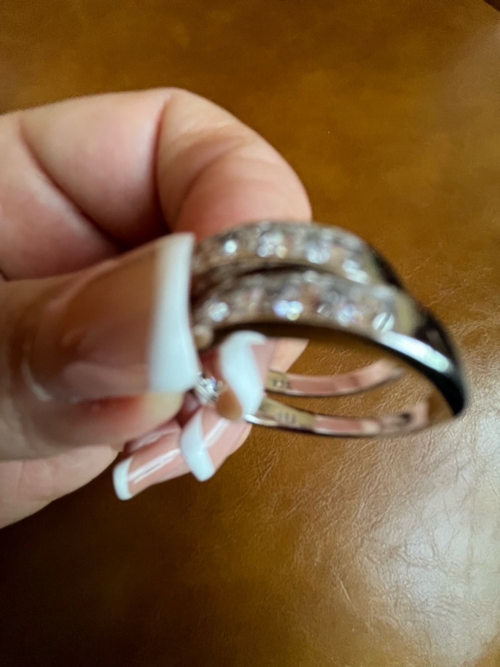 Authentic Silver Crystal Rings - Picture 3 of 4